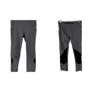 LULULEMON Pace Rival Crop 22” Heathered Black/Black Leggings-Size 6